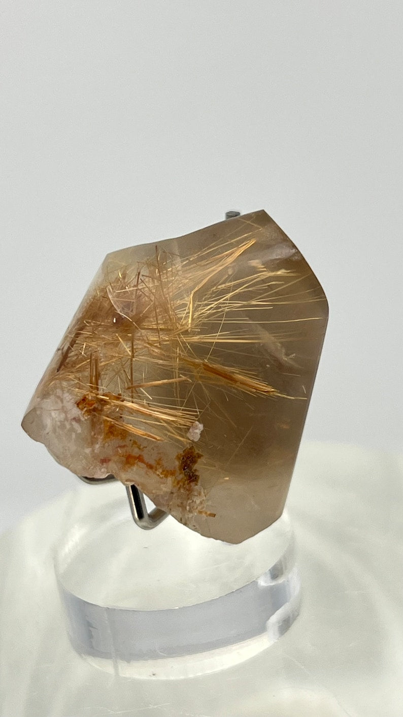 Gold Rutile in Quartz, 22g Brazil
