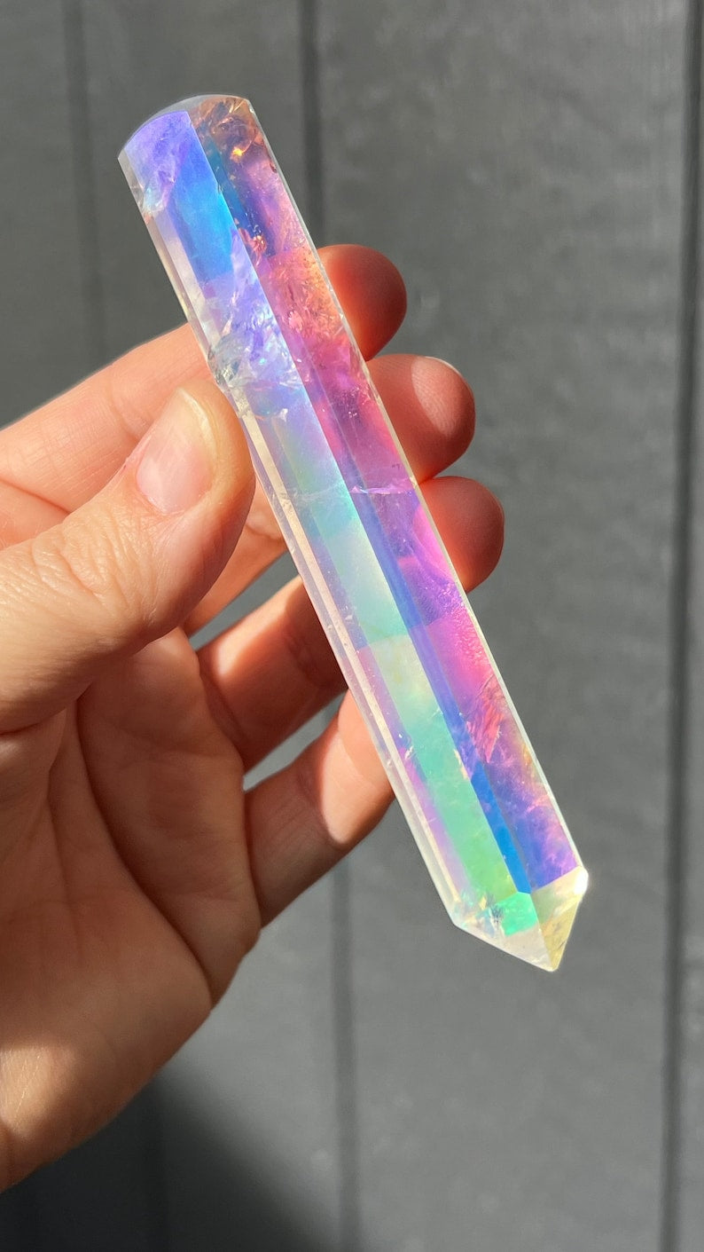 Angel Aura Quartz Wand