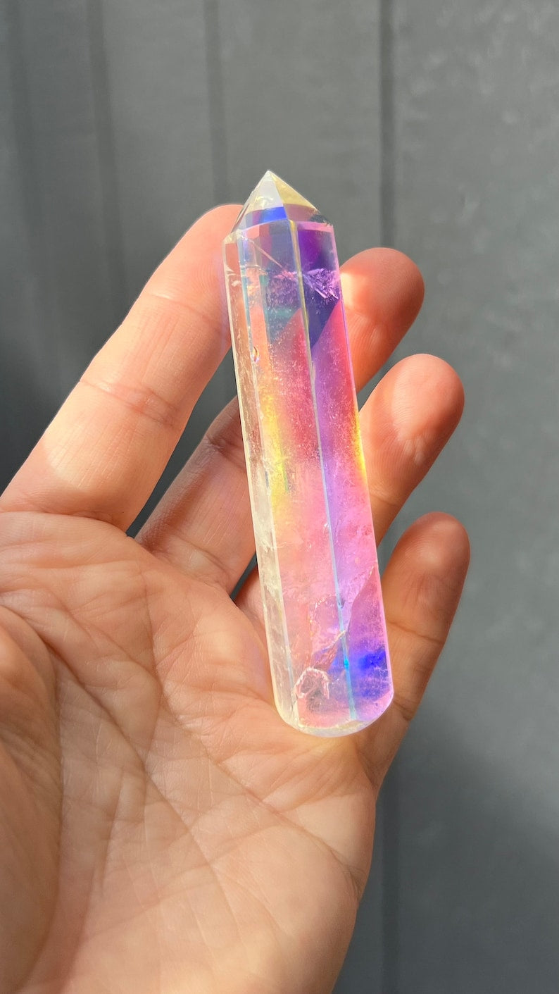 Angel Aura Quartz Wand