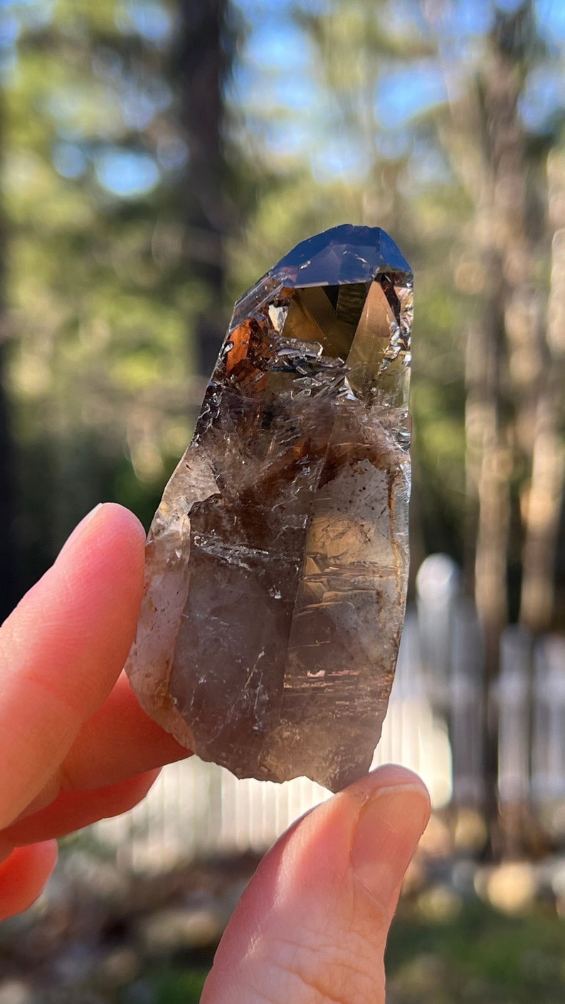 Prismatic Smoky Quartz Point, 31.5g Malawi