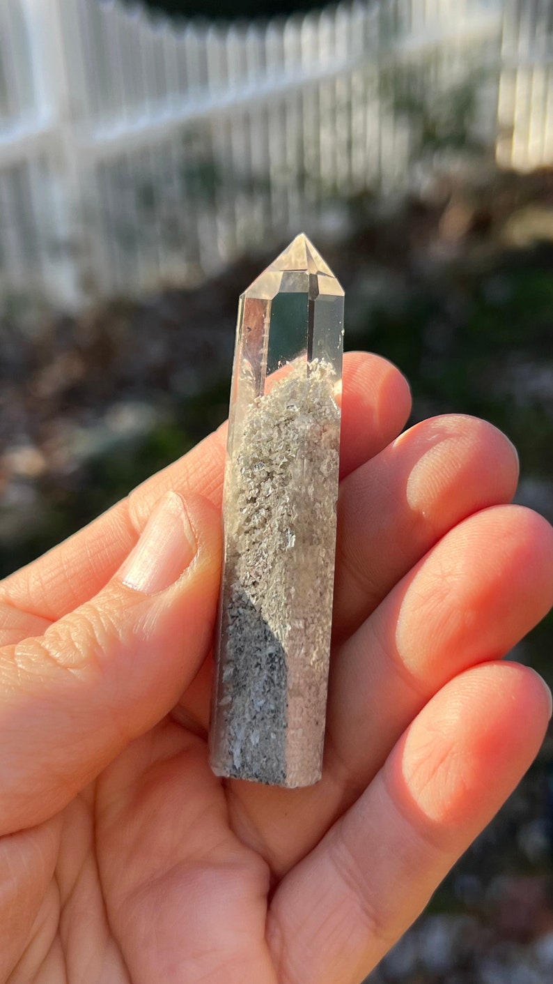 Quartz Phantom Chlorite Tower