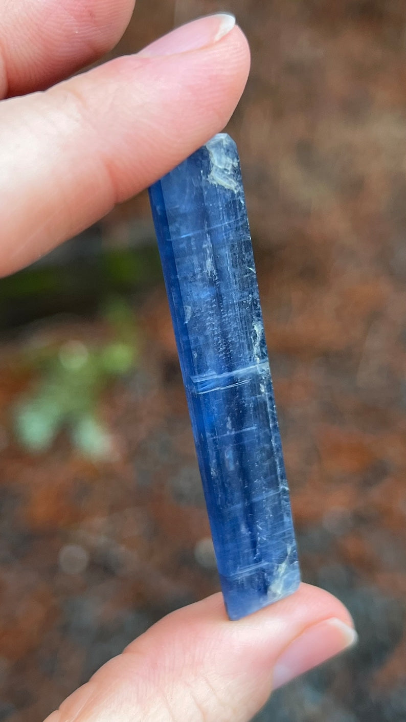 Blue Gemmy Kyanite, Natural Blade, Brazil