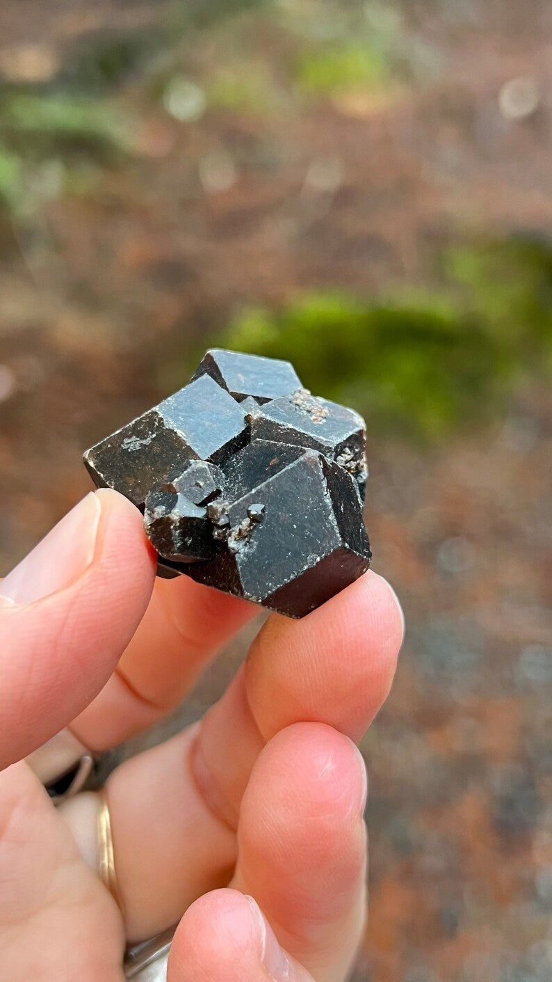 Andradite Garnet var. Melanite, Black Garnet, 31g Mali