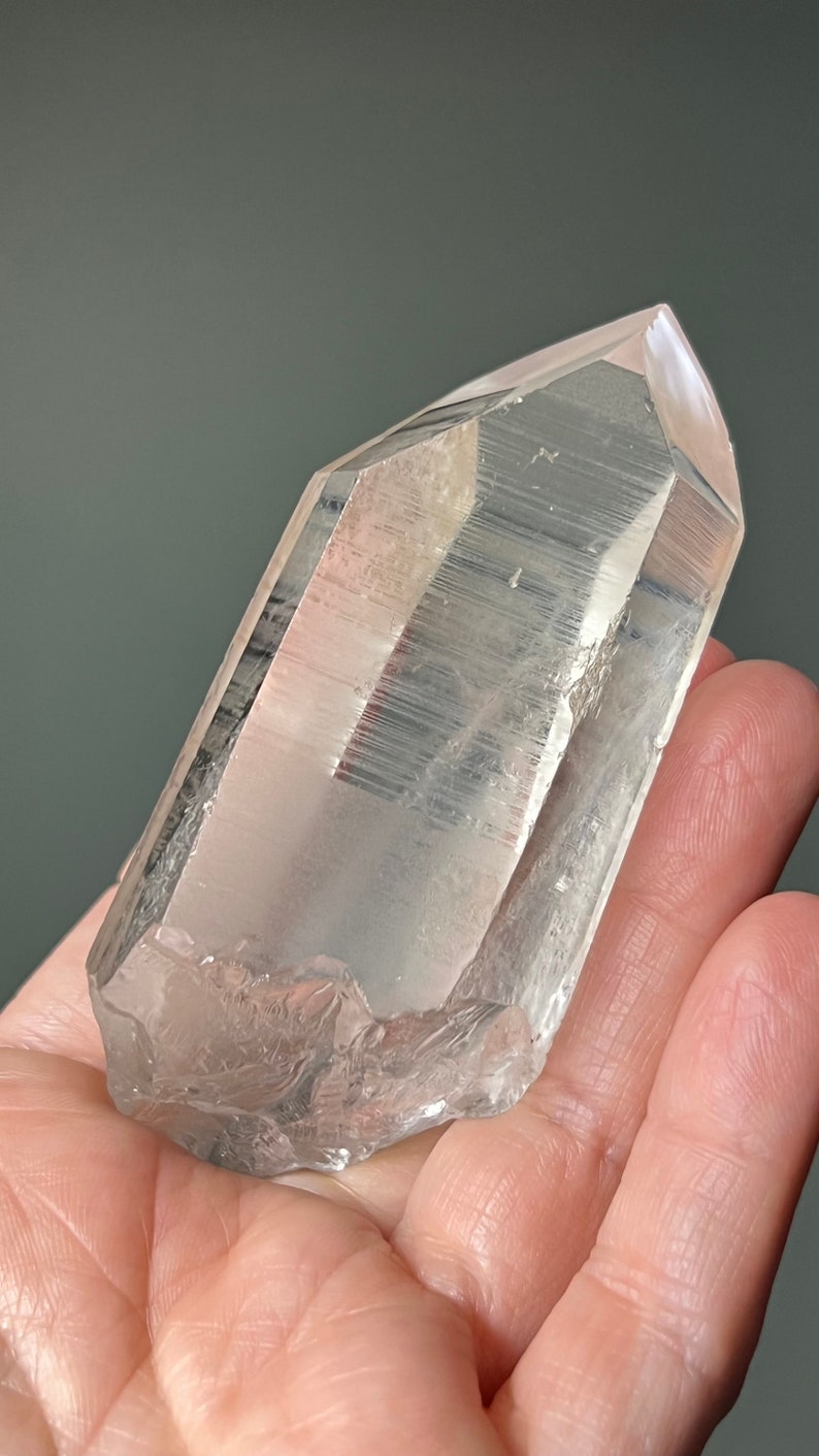 Clear Lemurian Recordkeeper Quartz, Brazil
