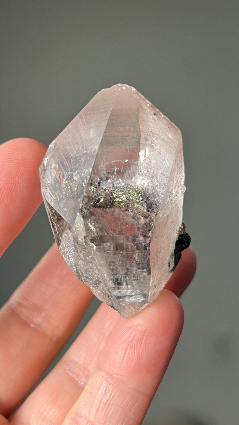 Quartz with Pyrite, Yaogangxian Mine