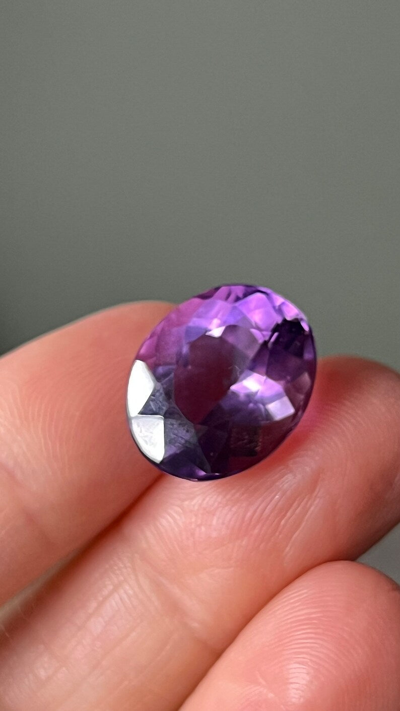 Pink Amethyst Gemstone, 13.5 ct, Four Peaks, Arizona, USA