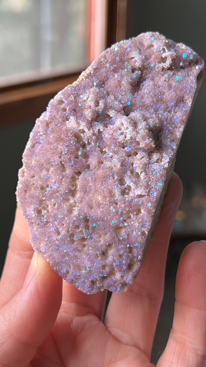 Angel Aura Alacam Amethyst Geode