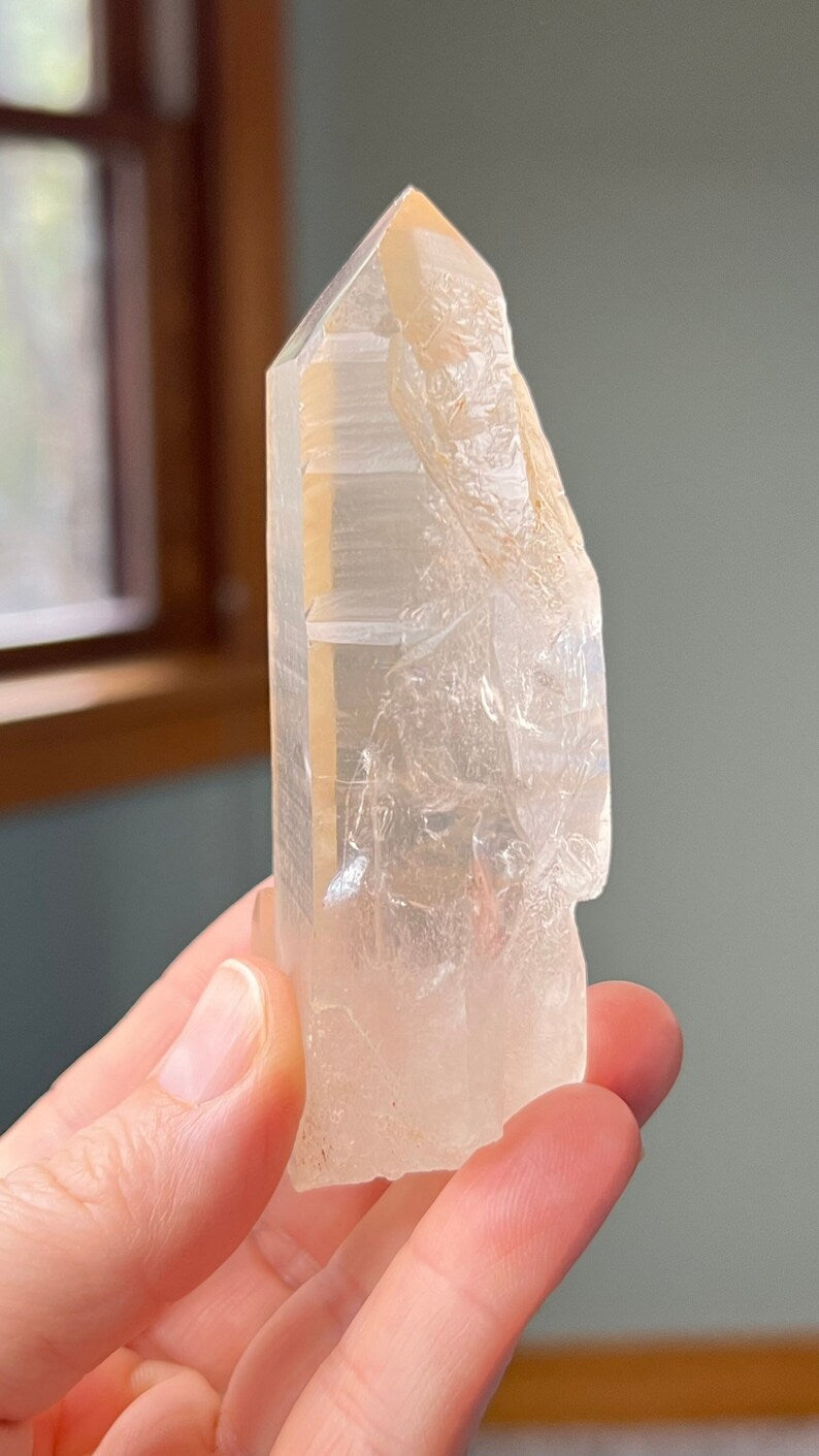 Golden Healer Lemurian Recordkeeper Quartz 154g, Brazil