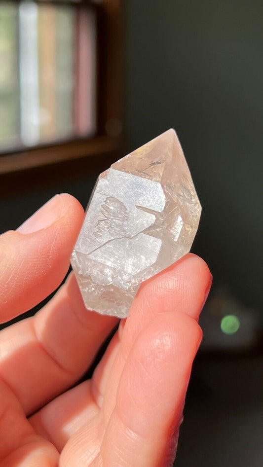 Smoky Elestial Quartz Crystal, 29g Brazil