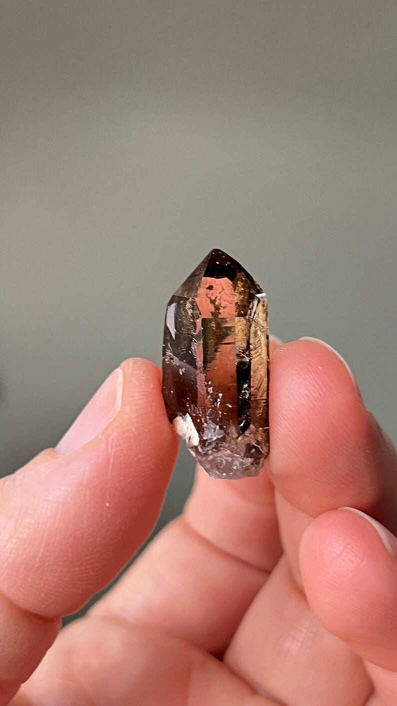 Prismatic Smoky Quartz Point, 4.8g Malawi