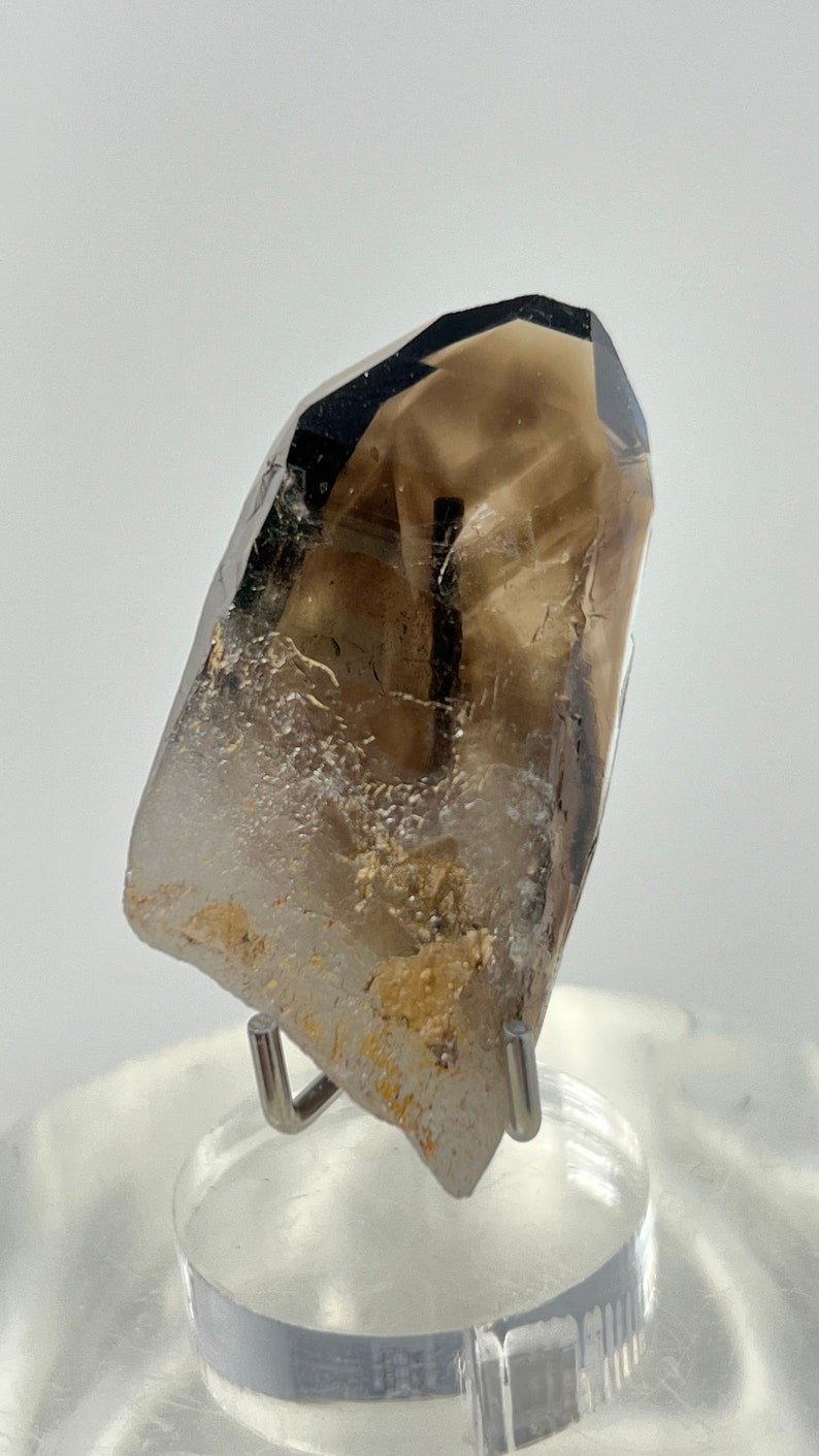 Prismatic Smoky Quartz Point, 13g Malawi