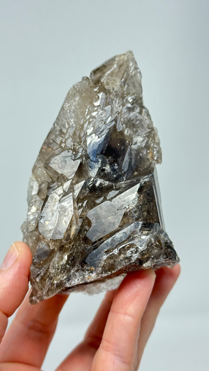 Smoky Elestial Quartz Crystal, Brazil