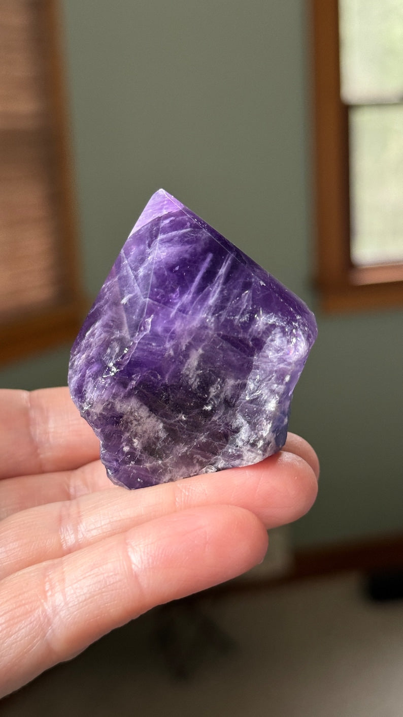 Amethyst Generator, 86g Brazil, Violet Flame