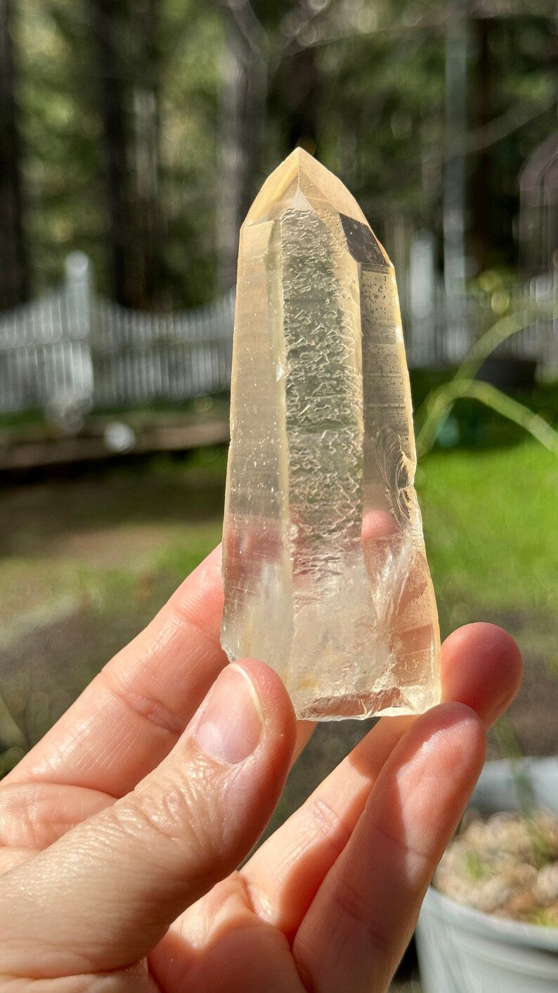 Golden Healer Lemurian Quartz 136g, Brazil