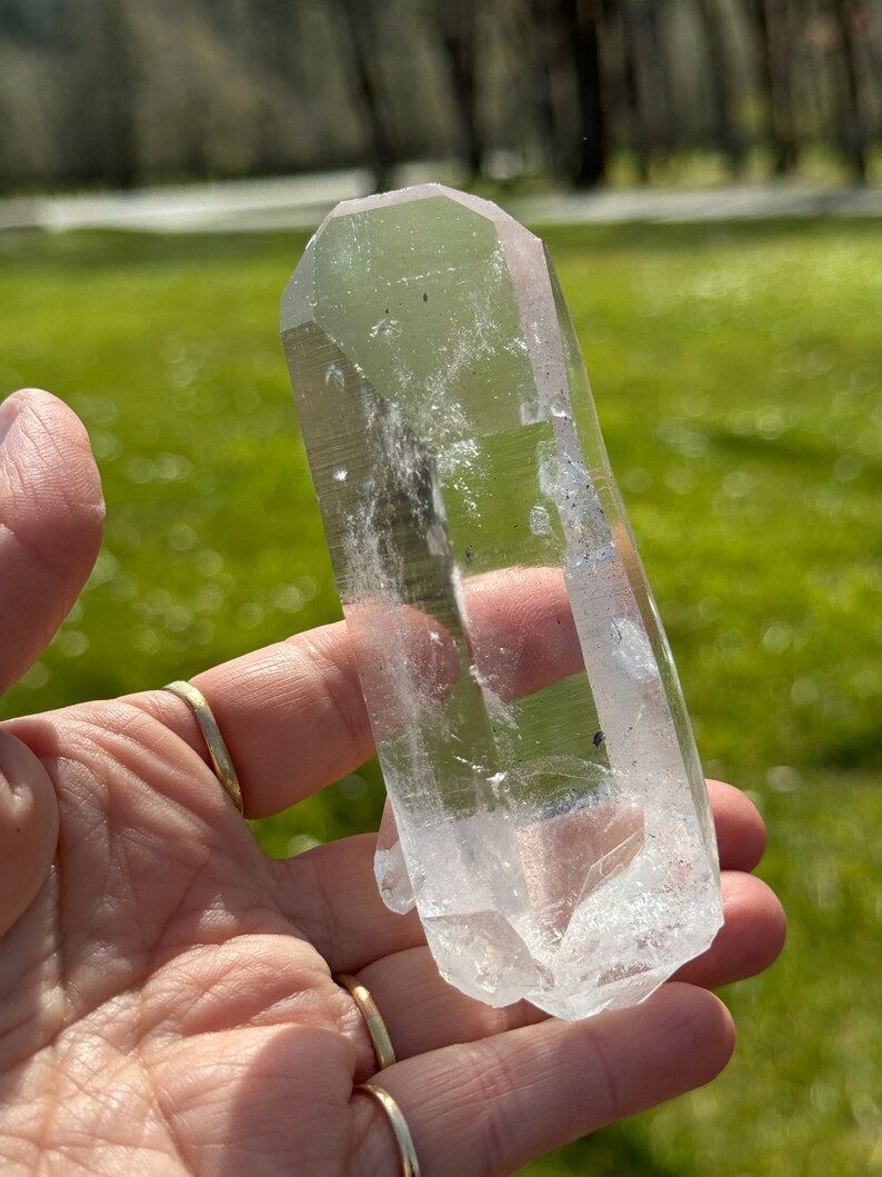 Prismatic Lemurian Quartz, 203g, Arkansas, USA