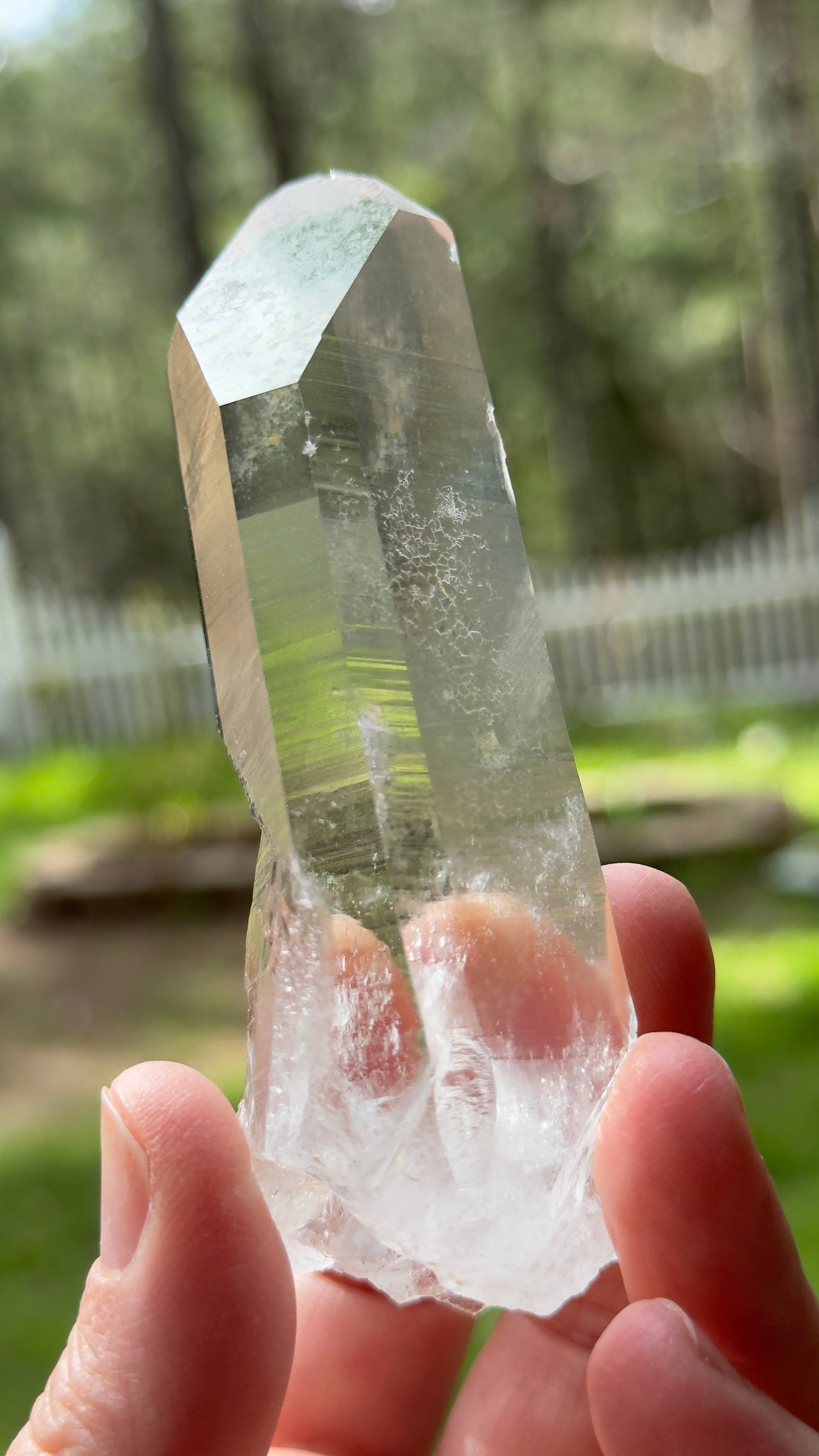 Clear Lemurian Recordkeeper Quartz, 137g Arkansas, USA