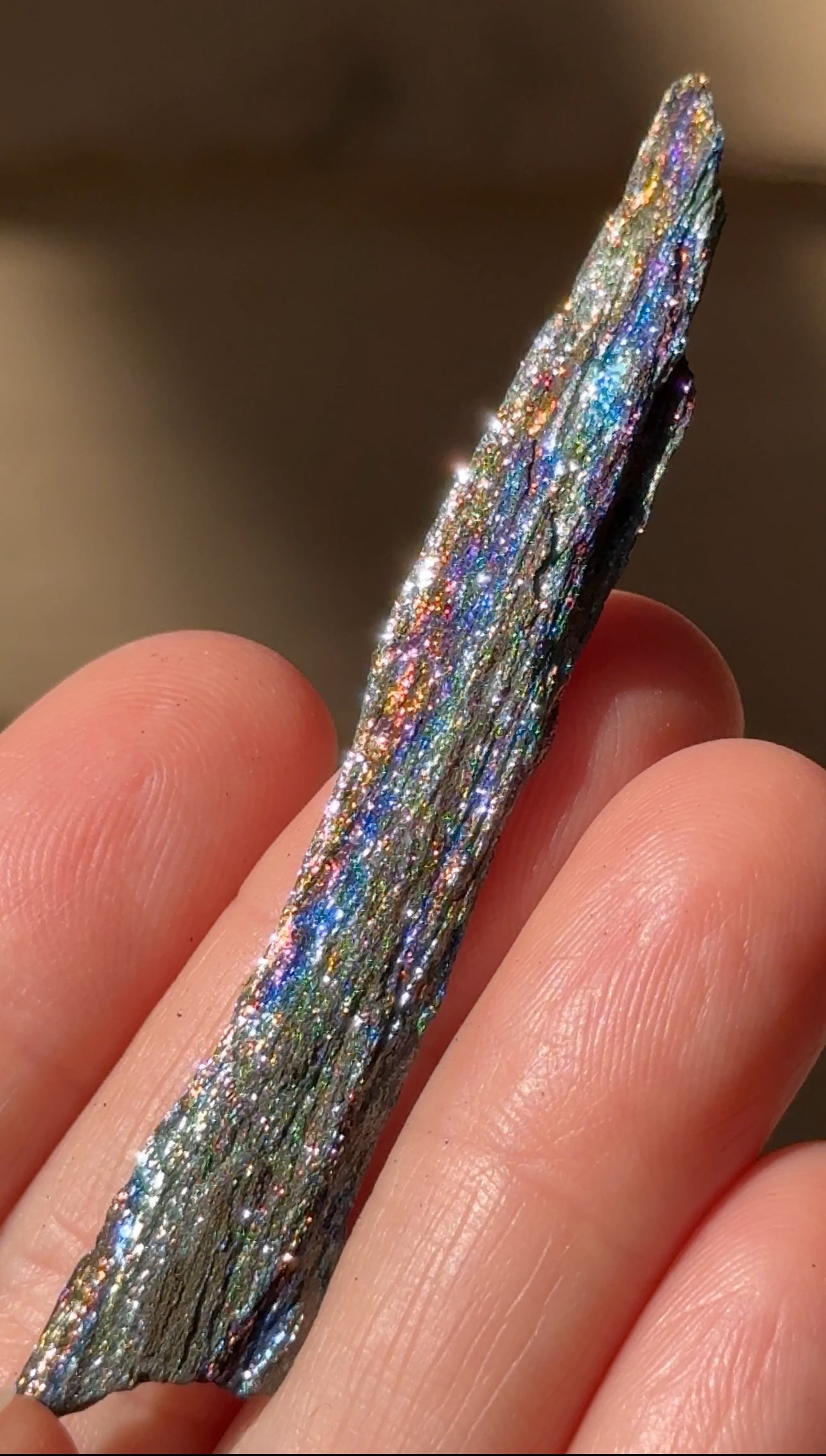 Iridescent Natural Hematite, 6g Andrade Mine, Brazil, Rainbow Hematite