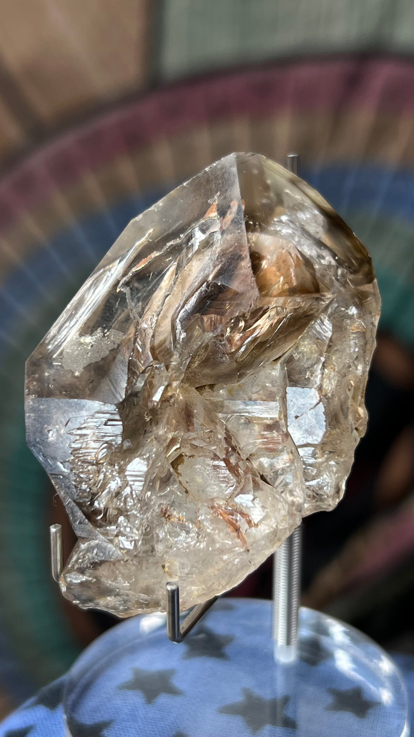 Elestial Smoky Quartz, Manifestation Crystal, Shamanic Dreamstone