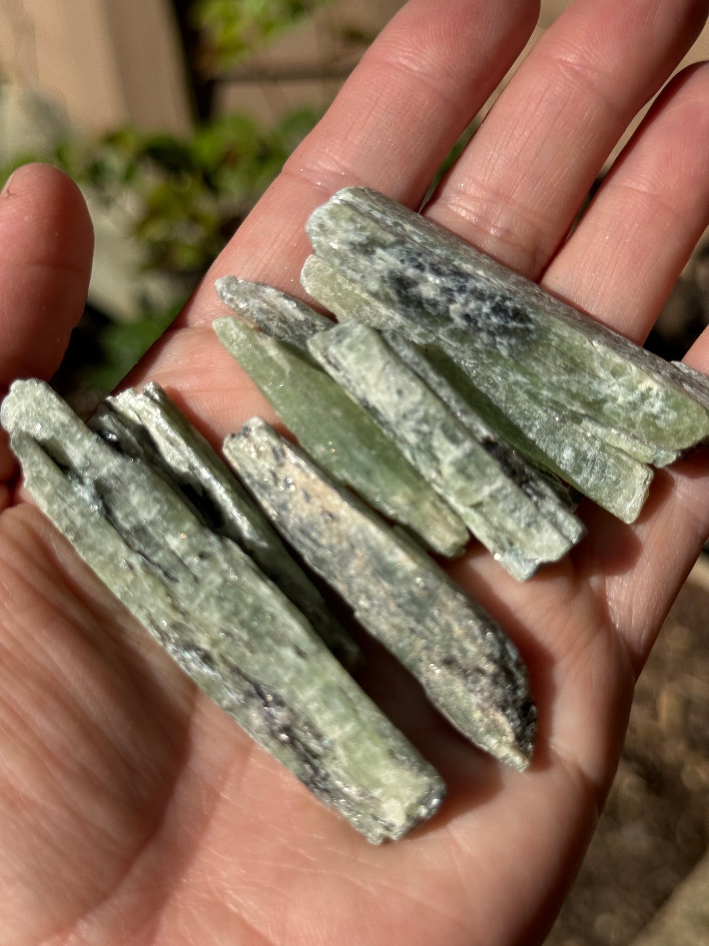 ONE Green Kyanite Blade, Raw Natural Mineral Specimen