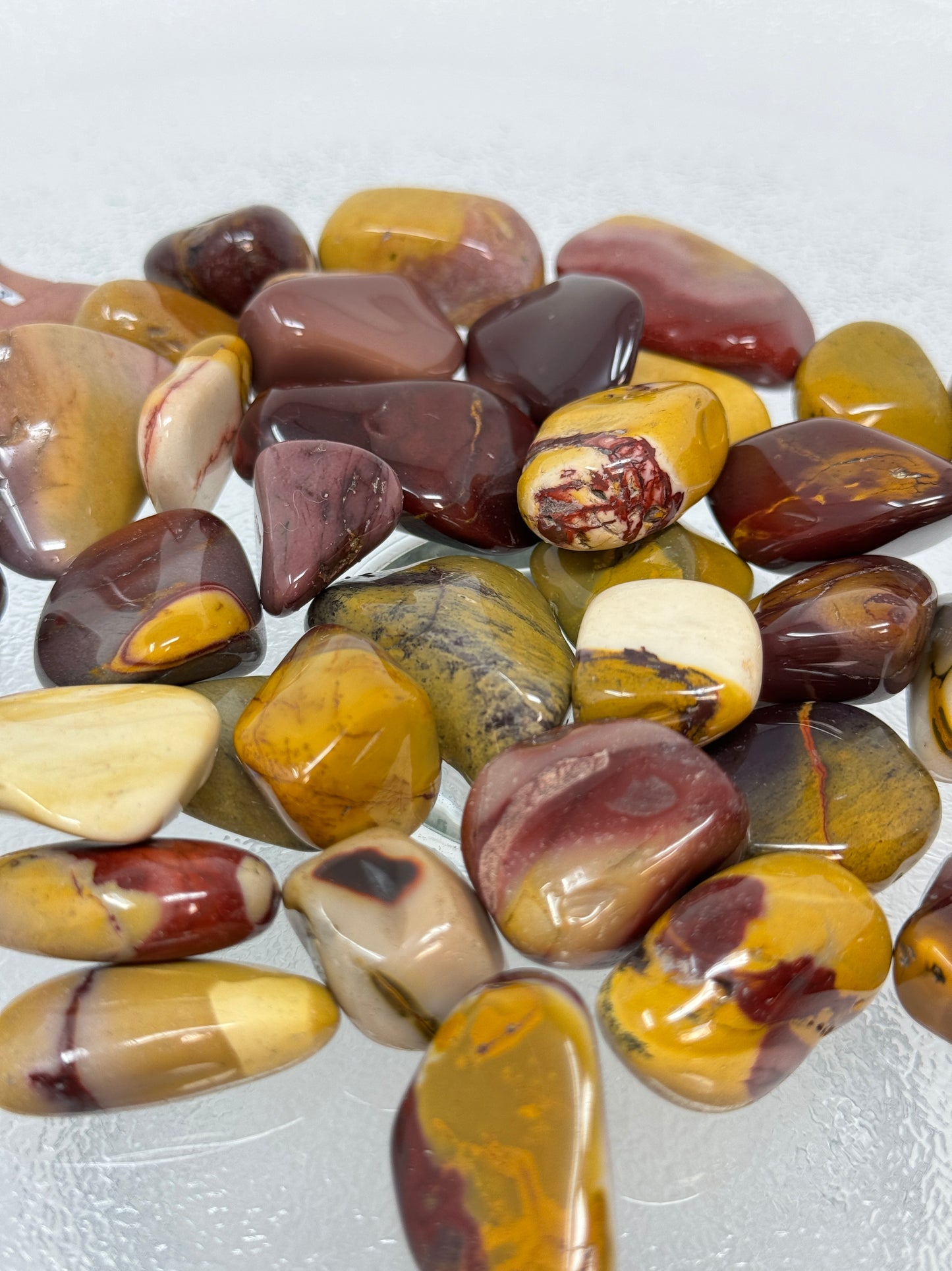 One Mookaite Jasper Tumbled Stone