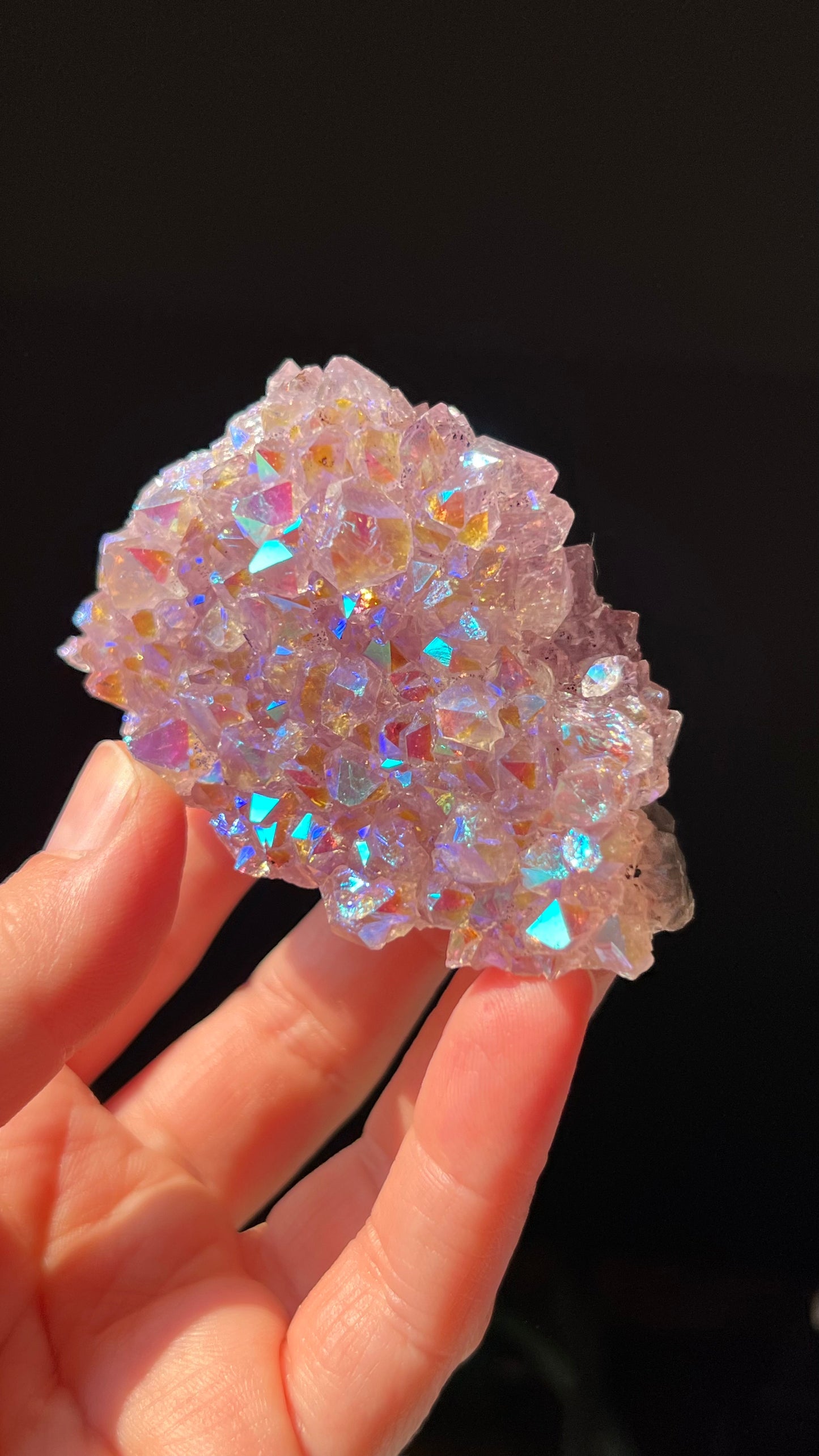 Angel Aura Amethyst Stalactite