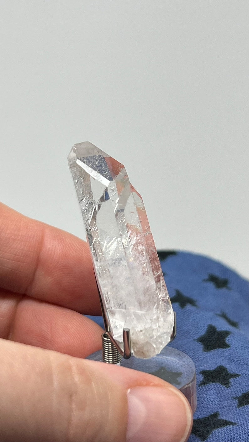 Prismatic Small Lemurian Twin Quartz, Arkansas, USA