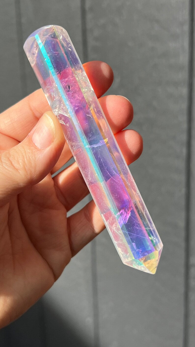 Angel Aura Quartz Wand