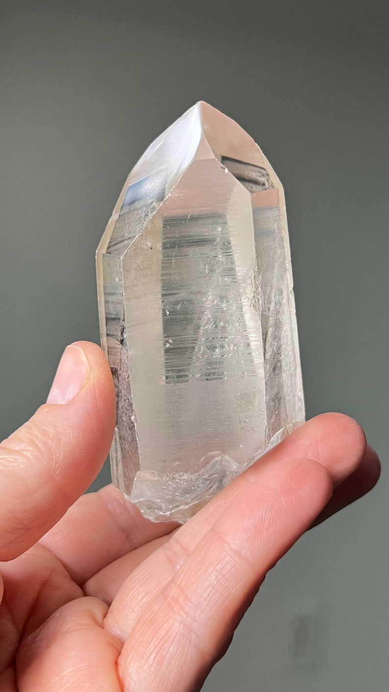 Clear Lemurian Recordkeeper Quartz, Brazil