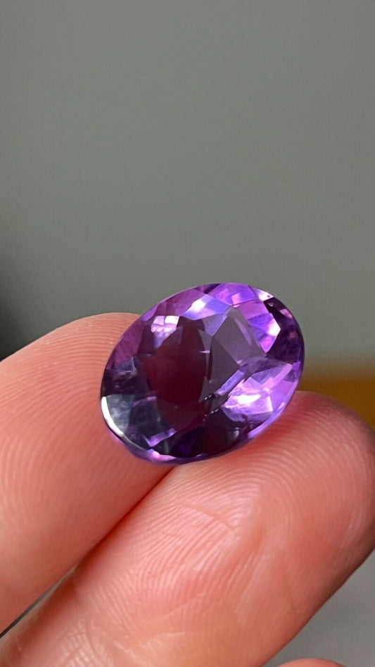 Pink Amethyst Gemstone, 13.5 ct, Four Peaks, Arizona, USA