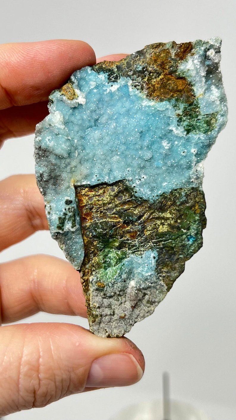 Stalactite Druse Chrysocolla, Ray Mine, Pinal County, Arizona
