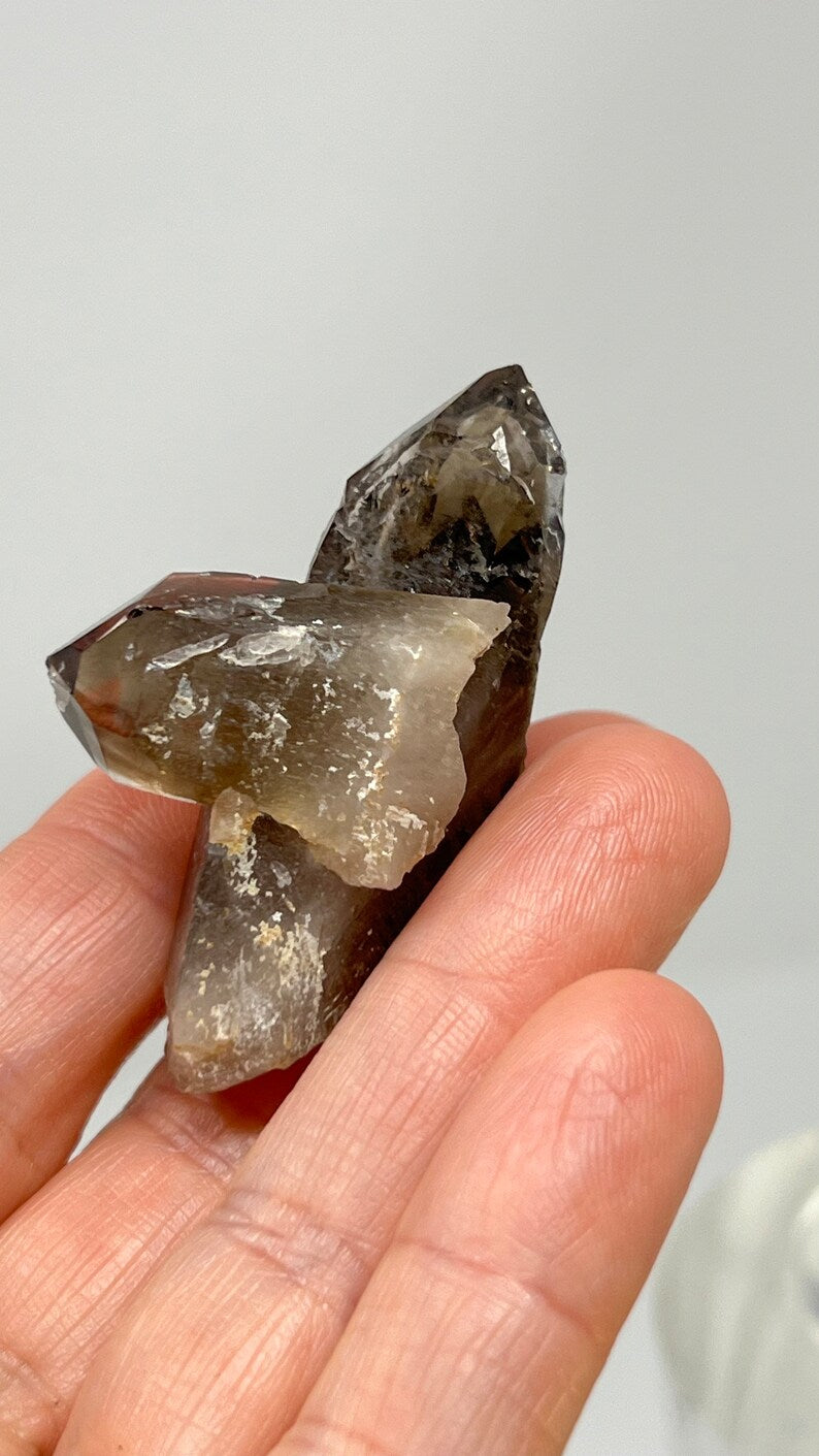 Prismatic Smoky Quartz Cluster, 28g Malawi