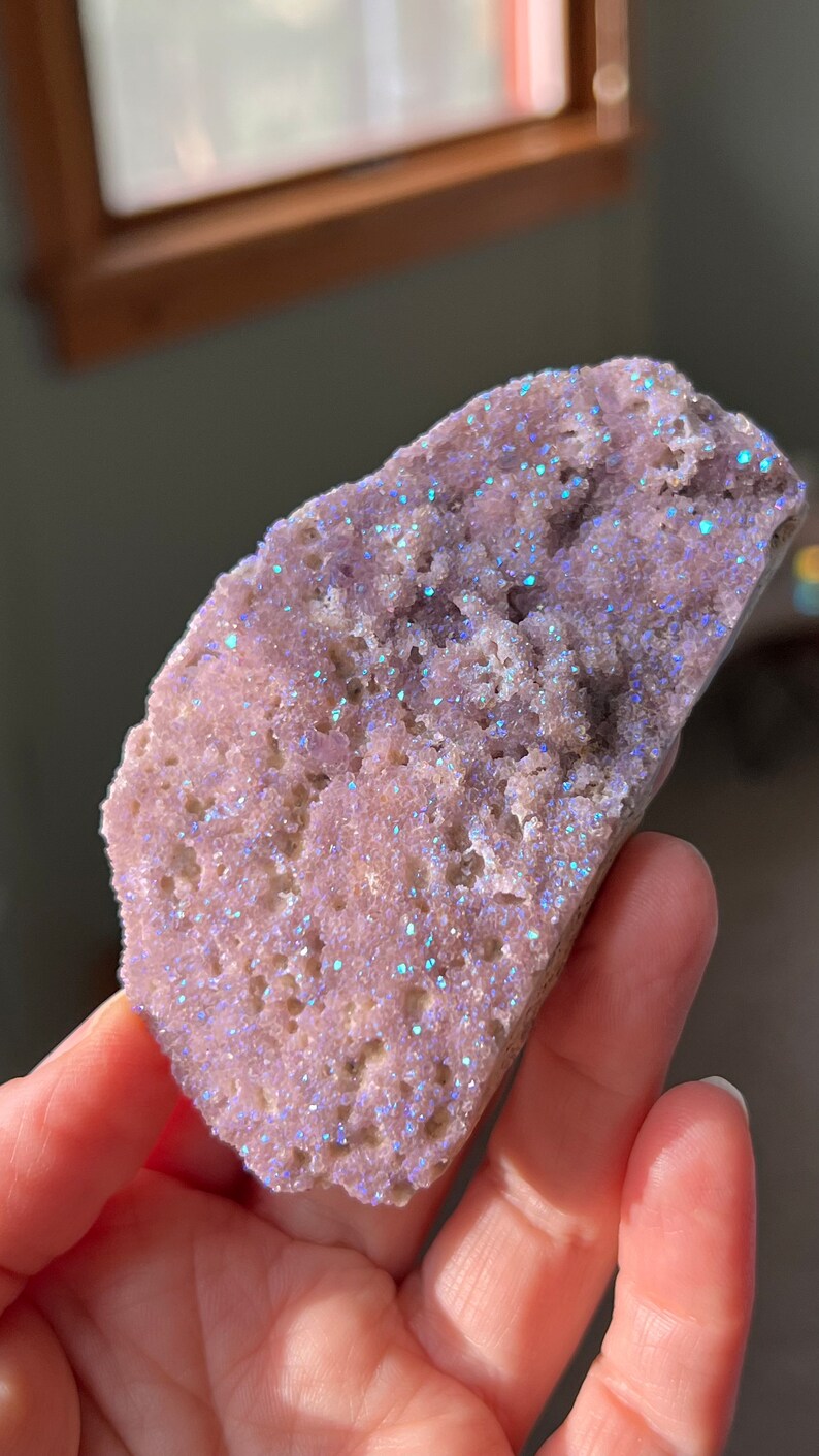Angel Aura Alacam Amethyst Geode