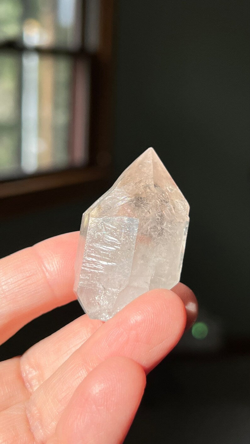 Smoky Elestial Quartz Crystal, 29g Brazil