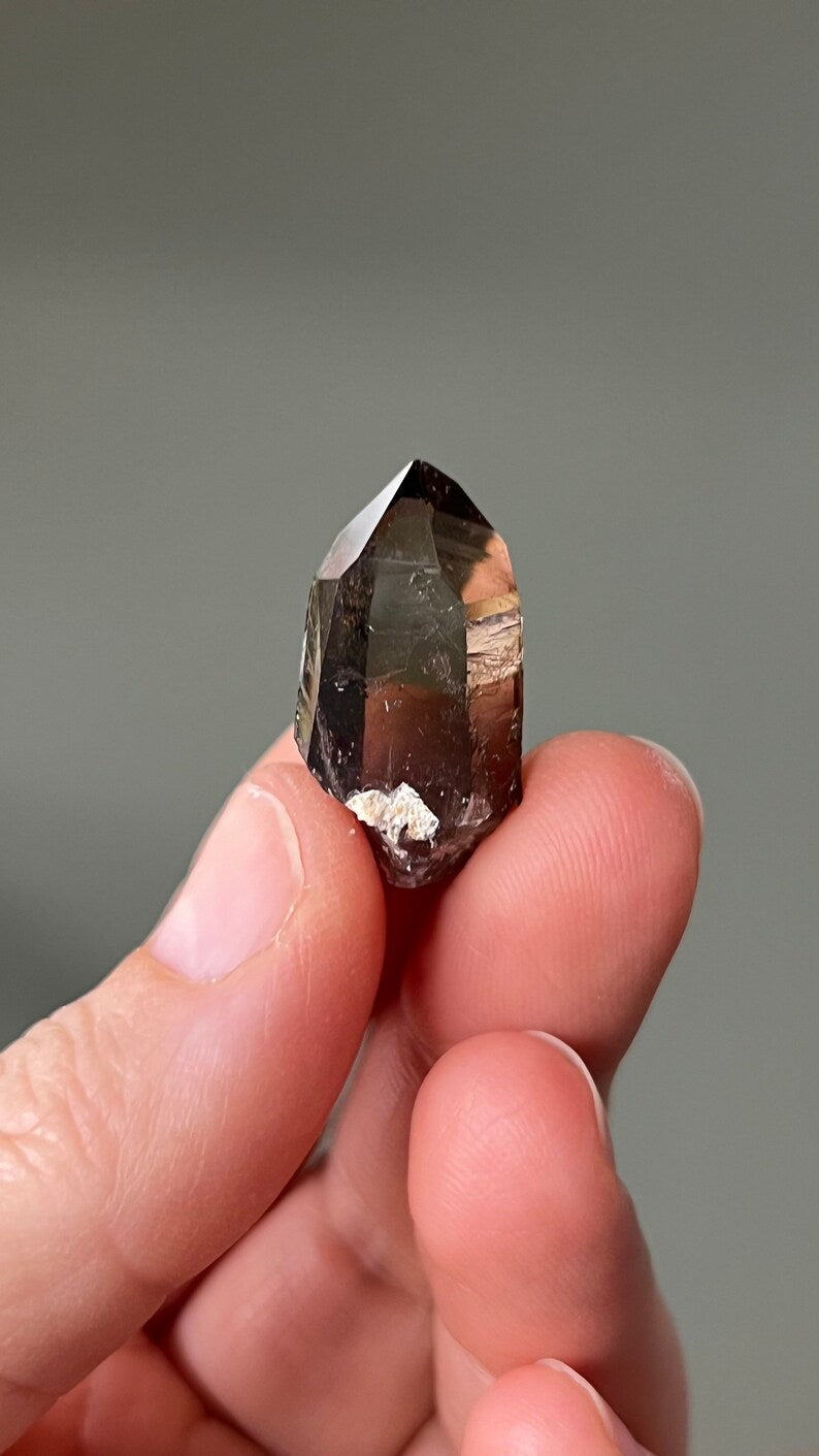 Prismatic Smoky Quartz Point, 4.8g Malawi