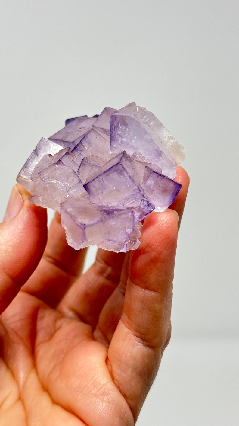 Fluorite Crystal, 101g Tauorirt Mine, Morocco