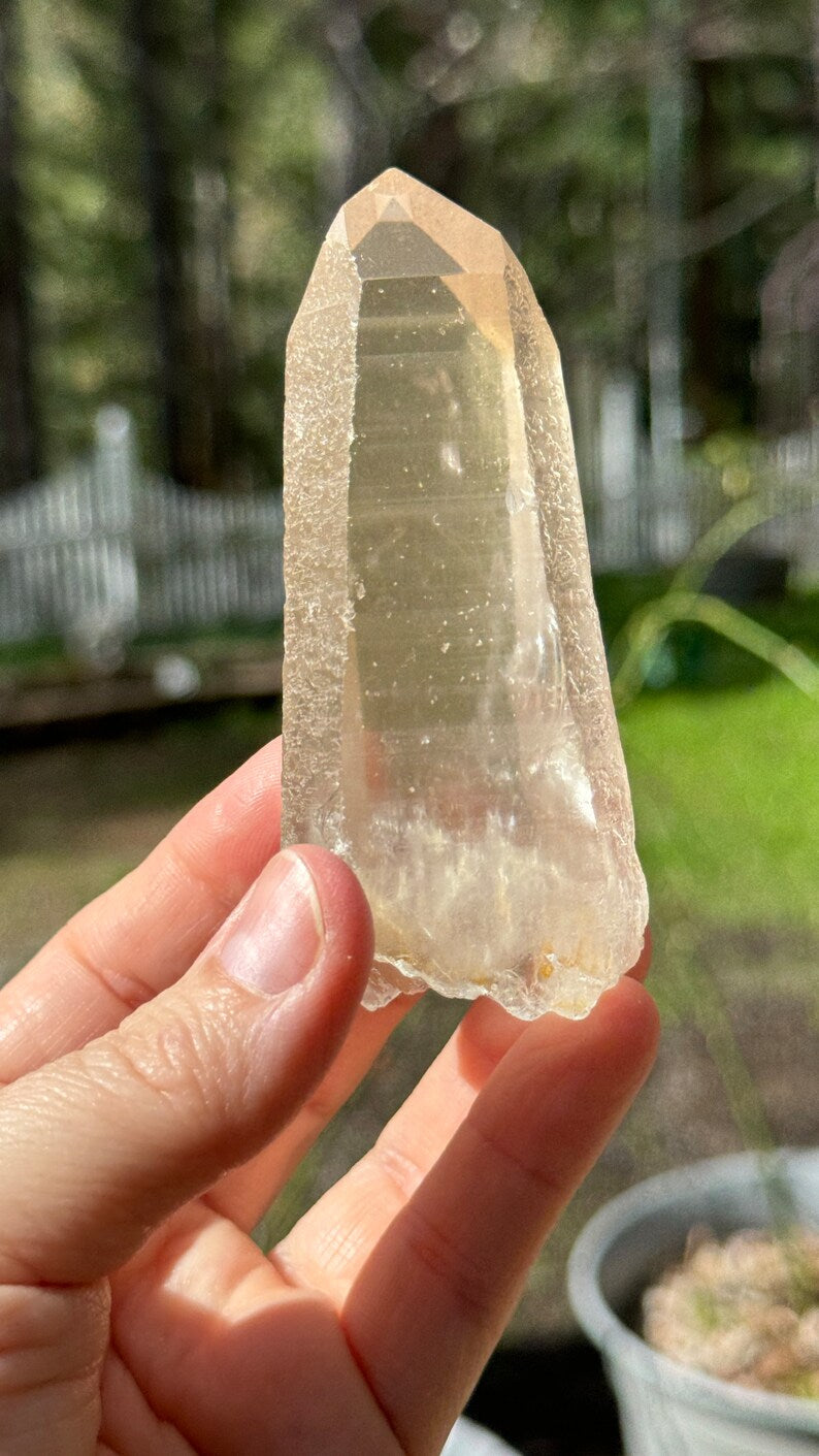 Golden Healer Lemurian Quartz 136g, Brazil