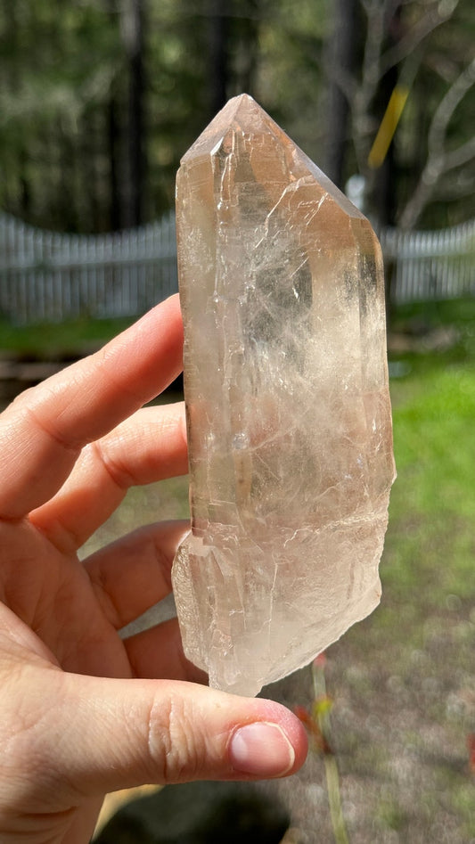Golden Healer Lemurian Quartz 340g, Brazil