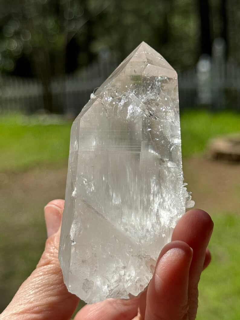 Lemurian Quartz Connection Cluster, 257g Colombia