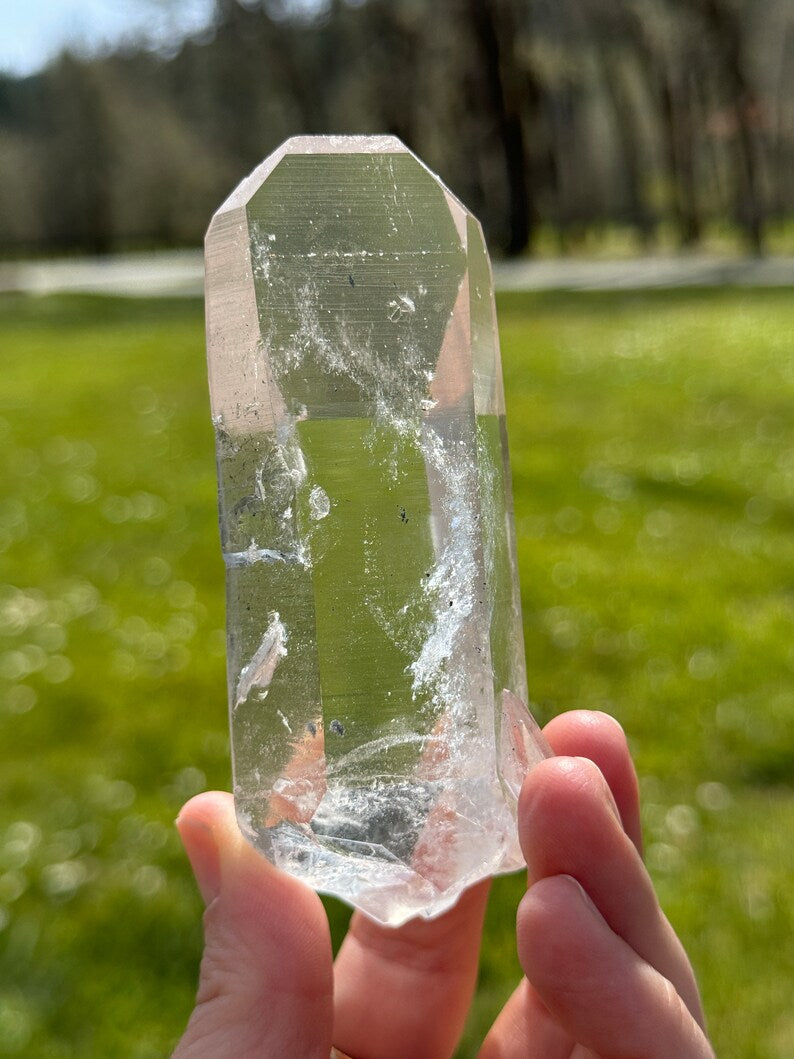 Prismatic Lemurian Quartz, 203g, Arkansas, USA