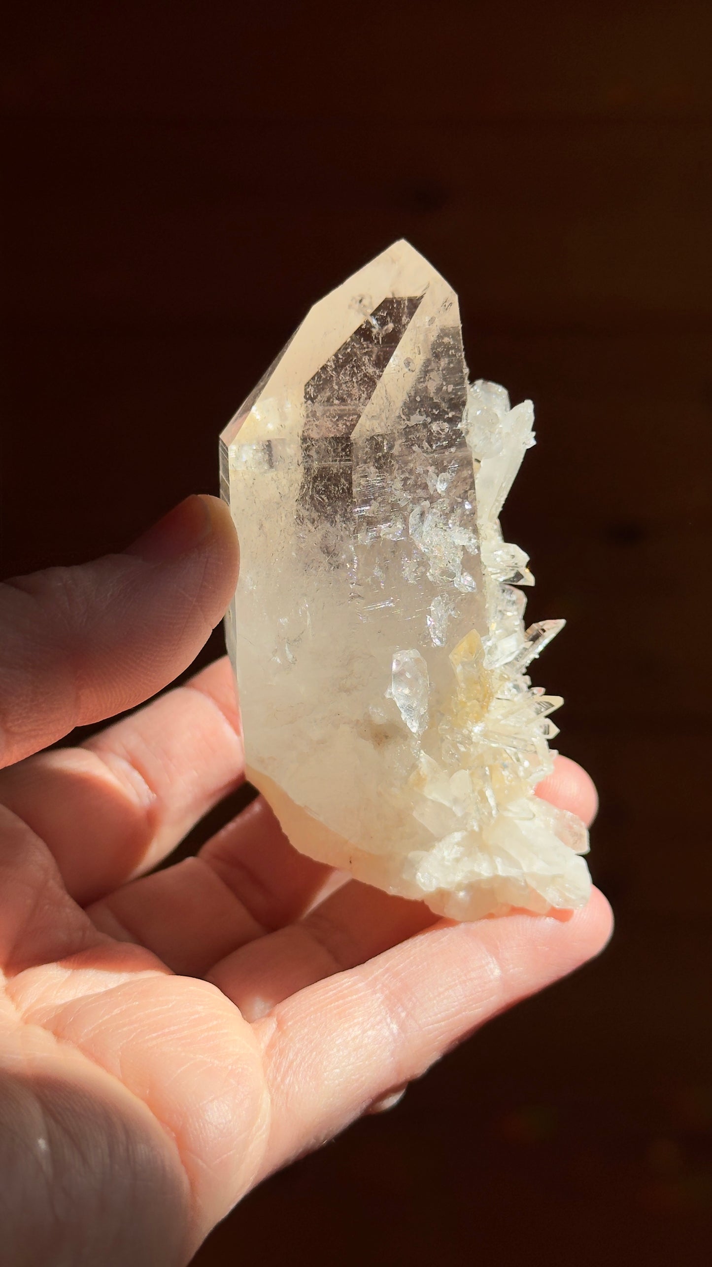 Prismatic Quartz with micro crystals, 122g Colombia