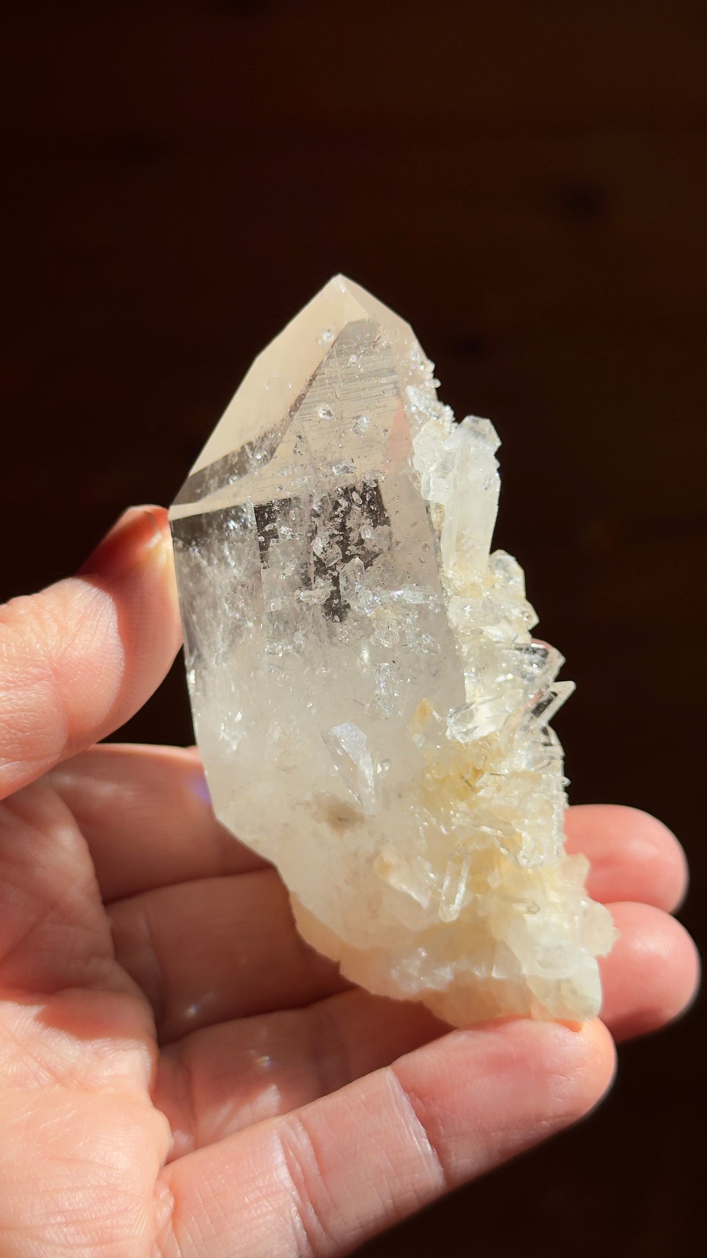 Prismatic Quartz with micro crystals, 122g Colombia