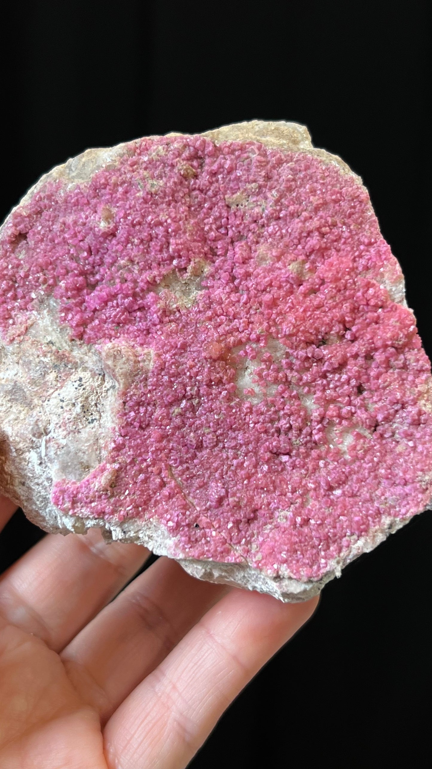 Pink Cobalt Calcite Geode