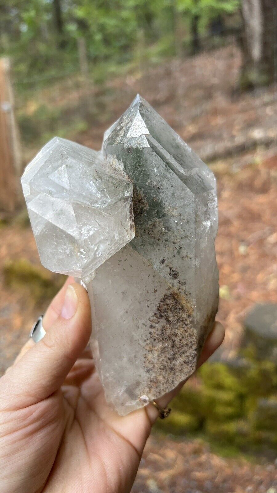 Large Lodolite Quartz Point, Brazil