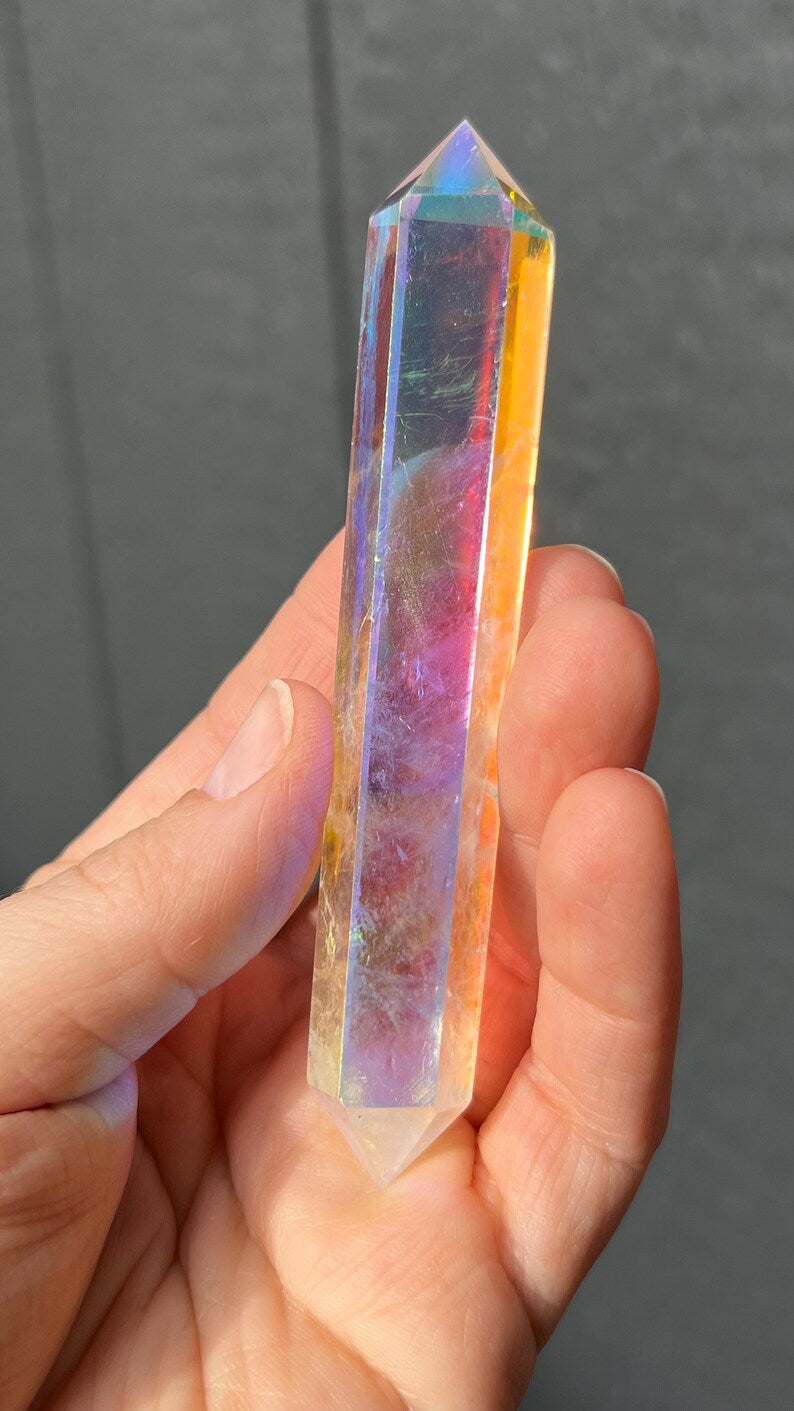 Angel Aura Quartz DT Wand