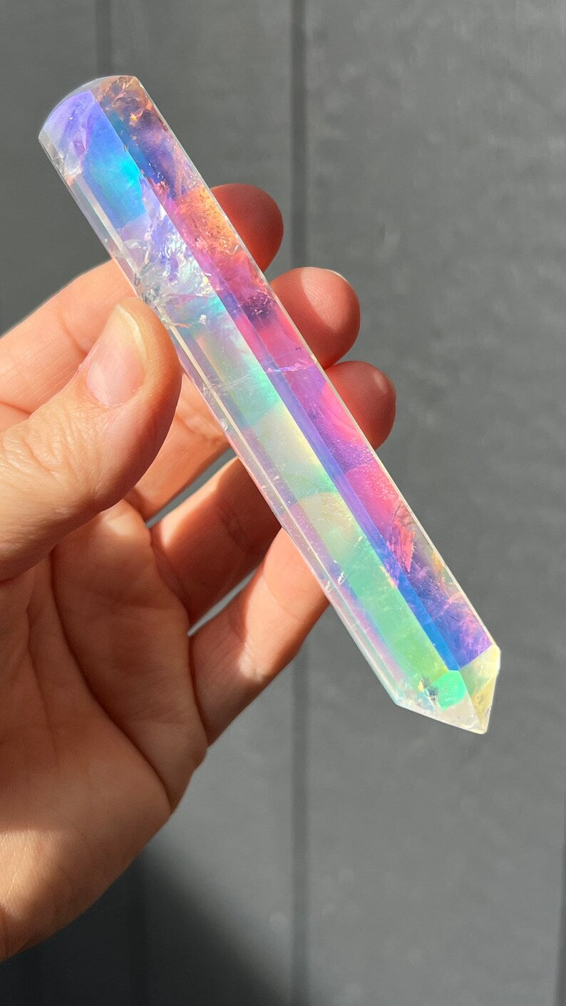Angel Aura Quartz Wand