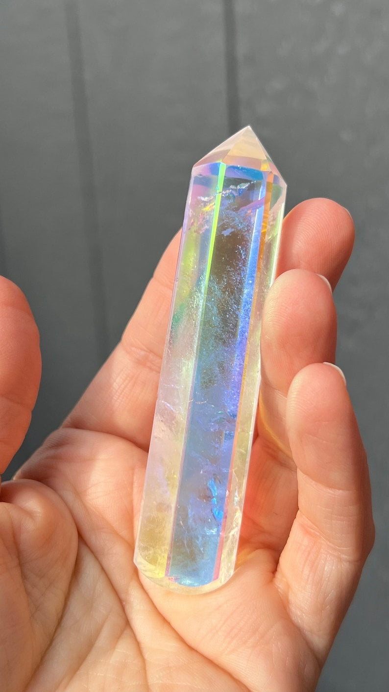 Angel Aura Quartz Wand