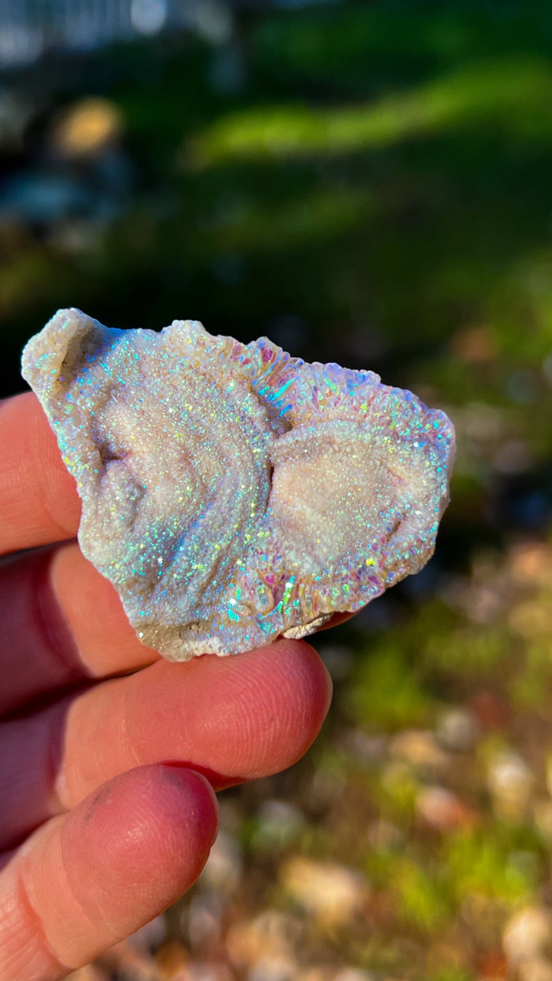 Angel Aura Galaxy Chalcedony