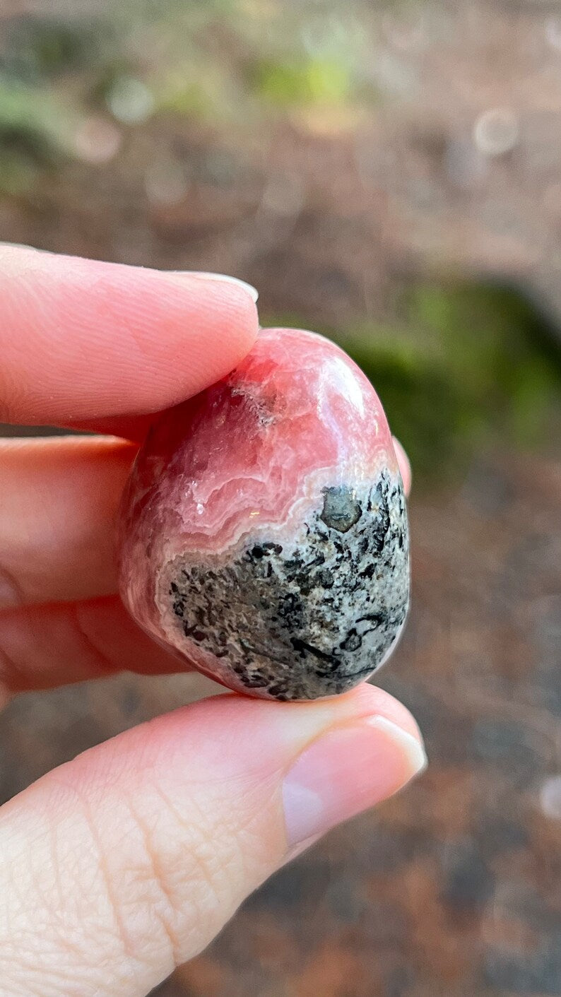 Rhodochrosite Tumbled Stone