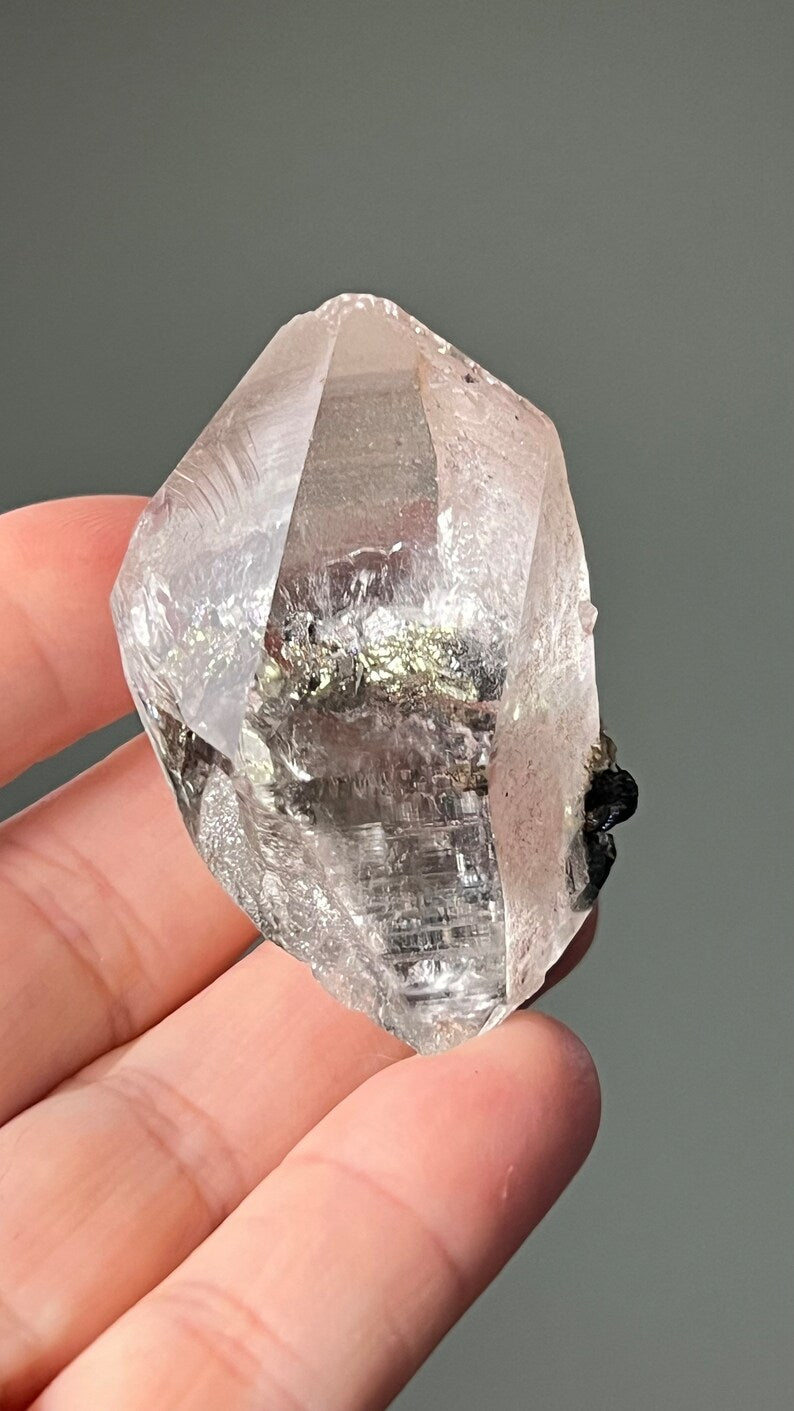 Quartz with Pyrite, Yaogangxian Mine