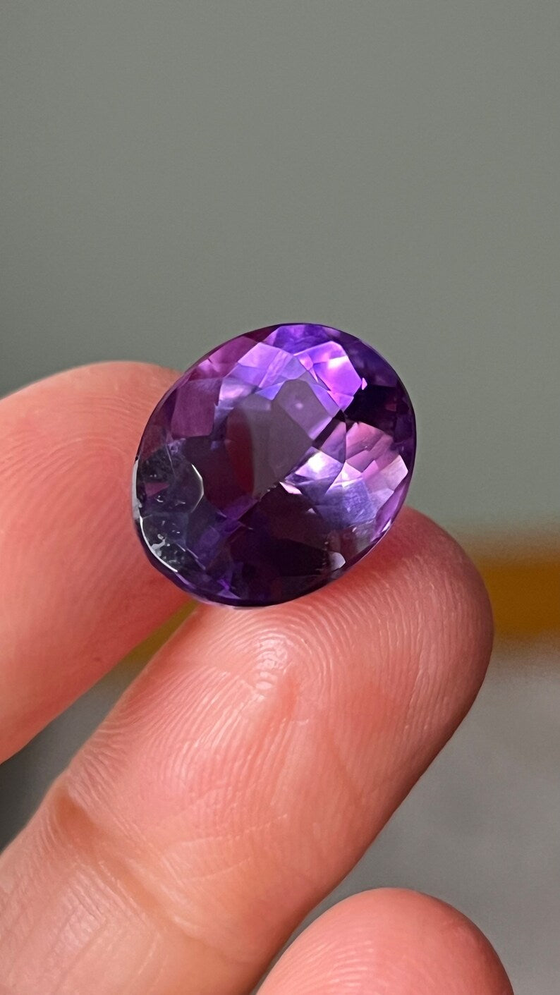 Pink Amethyst Gemstone, 13.5 ct, Four Peaks, Arizona, USA